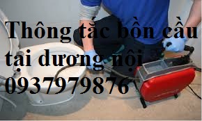 Thông tắc bồn cầu tại Dương Nội thợ giỏi ALO: 093 797 9876